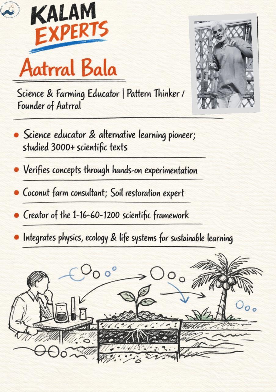 Aatrral Bala, Educator - Aatrral Edu Kalam 2026 expert