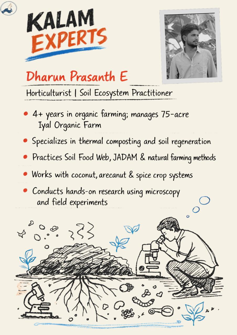 Dharun Prasanth, E-Horticulturist - Aatrral Edu Kalam 2026 expert