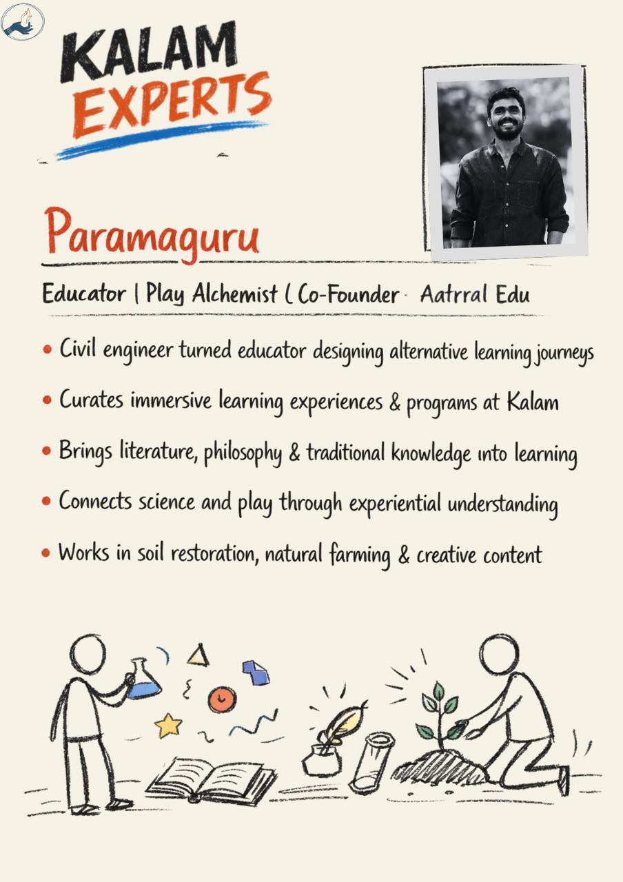 Paramaguru, Educator - Aatrral Edu Kalam 2026 expert