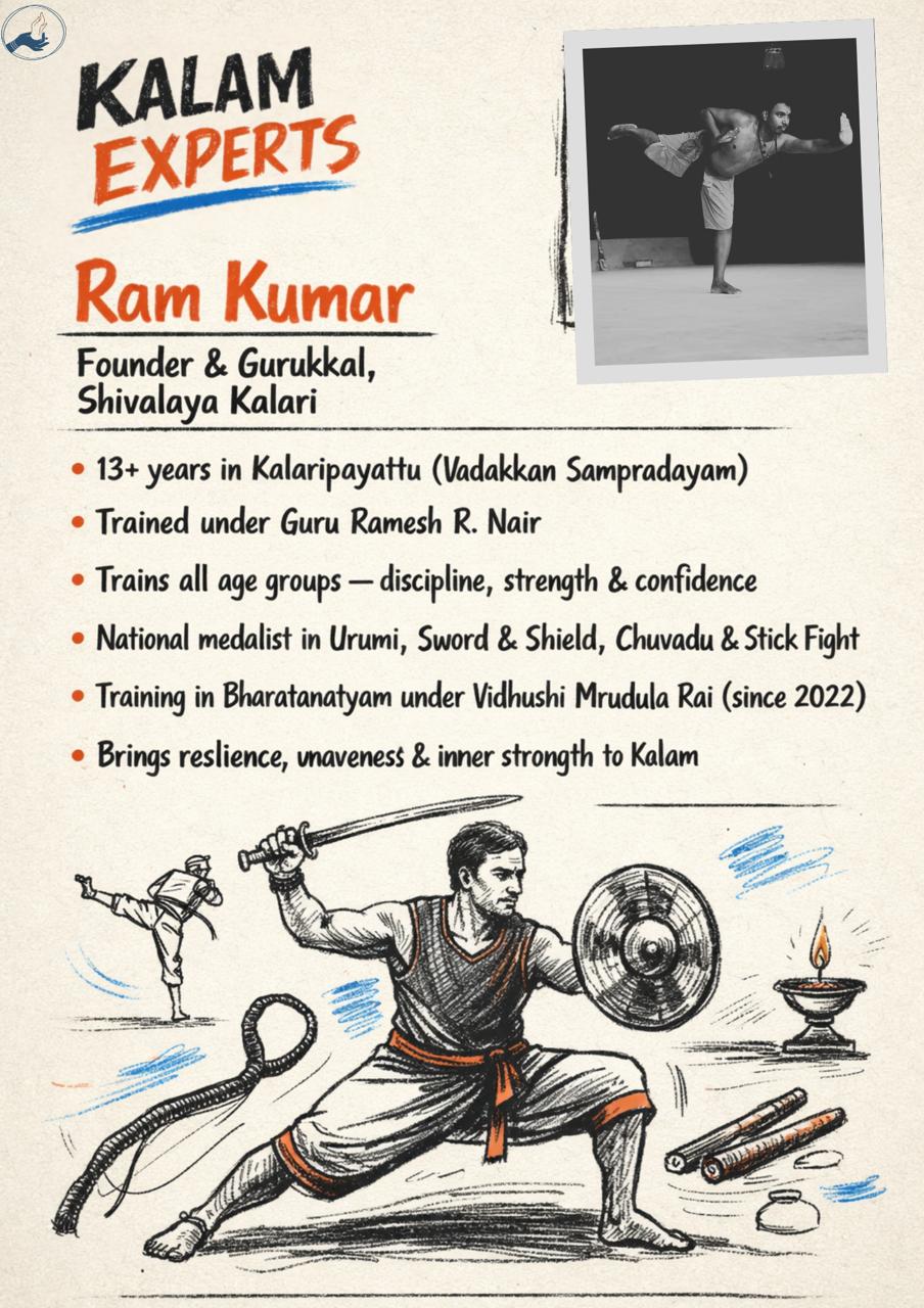 Ram Kumar, Kalari expert - Aatrral Edu Kalam 2026 expert