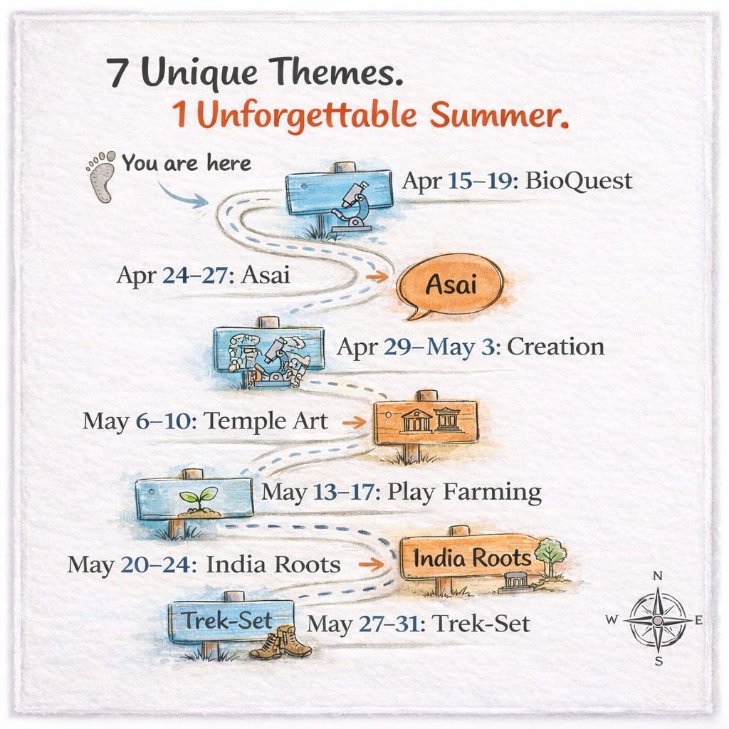 Kalam 2026 summer Itinerary Map