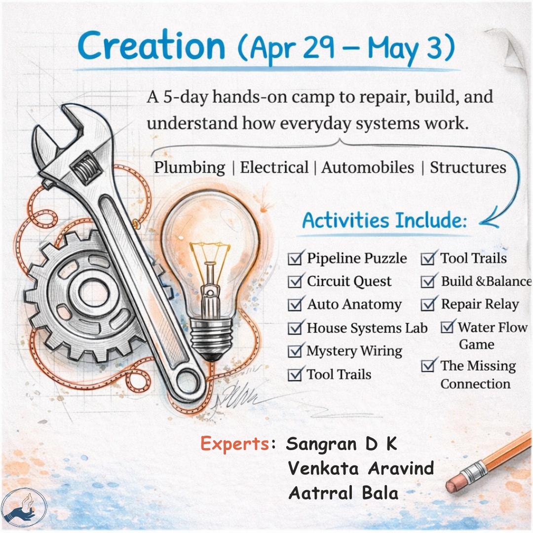 Kalam 2026 summer Creation camp poster