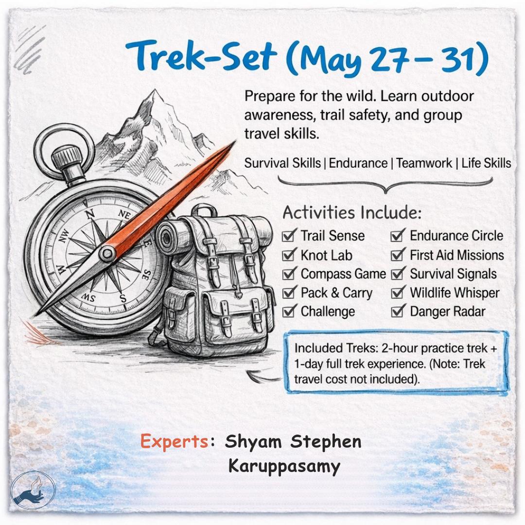 Kalam 2026 summer Trek Set camp poster