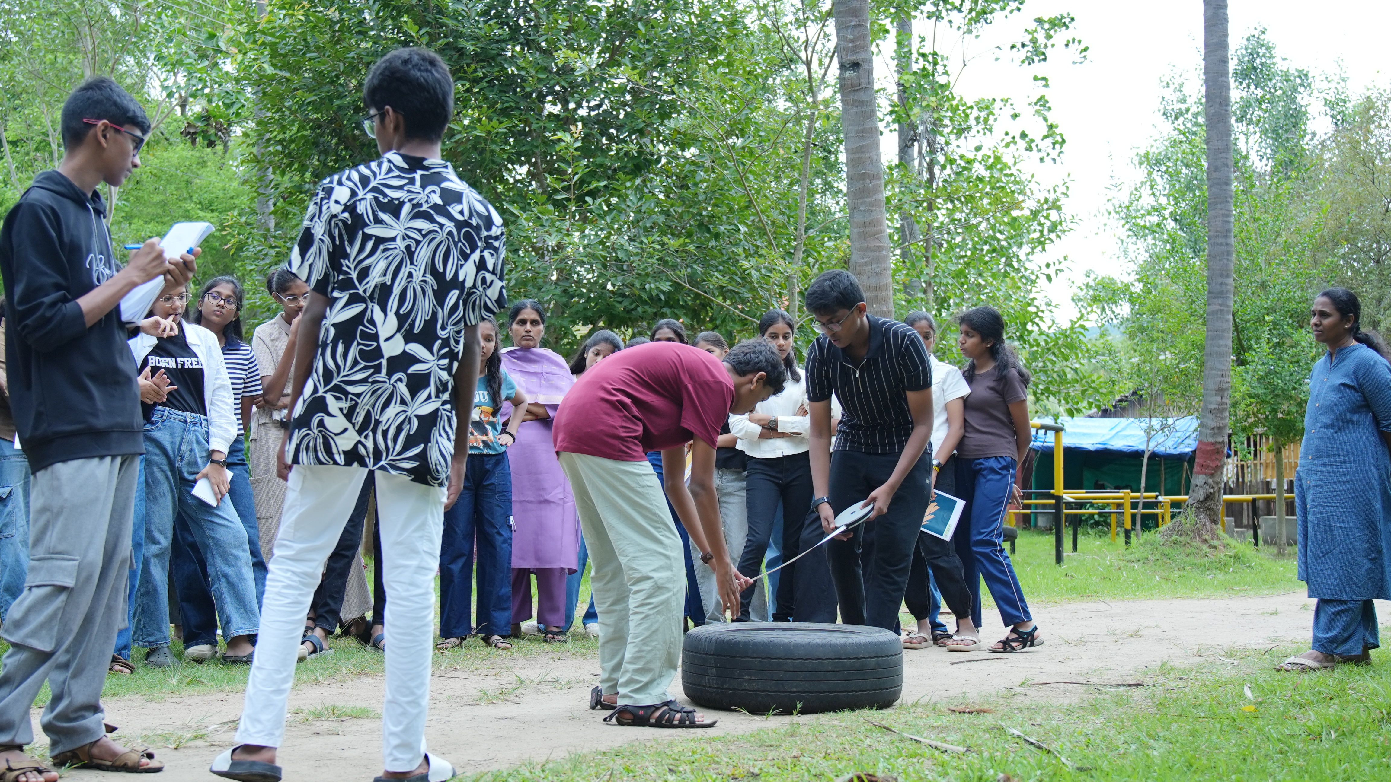 School visit at Iyal Farm — photo 1